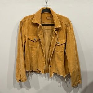 Corduroy mustard jacket